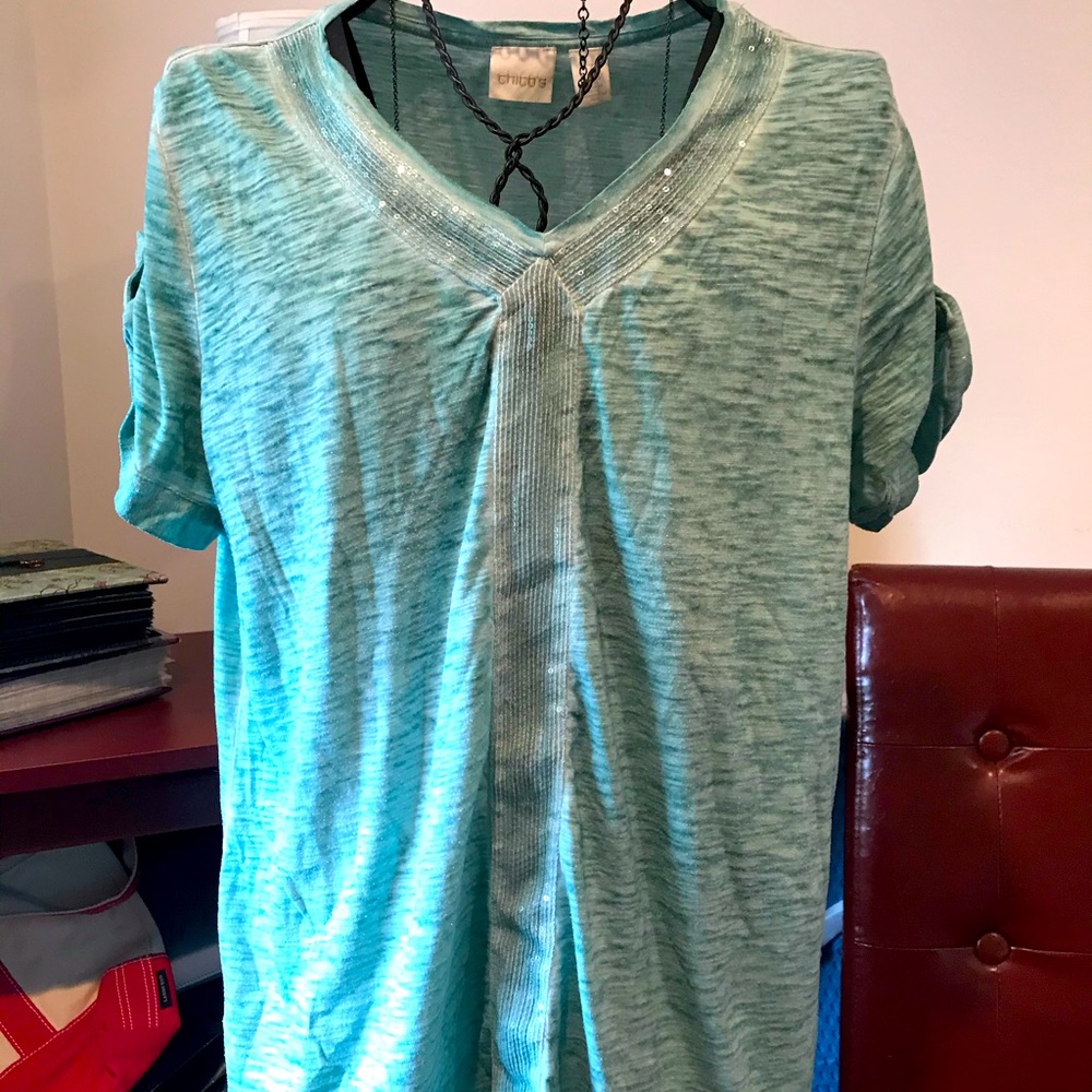 Chico’s summer sparkle top